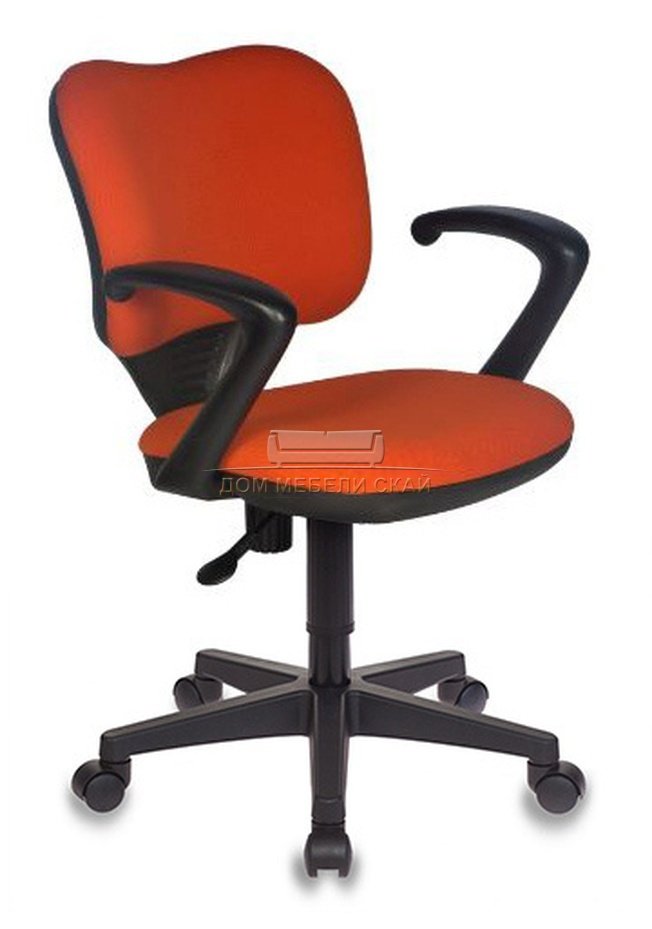 Кресло офисное CH-540AXSN-LOW, оранжевая ткань