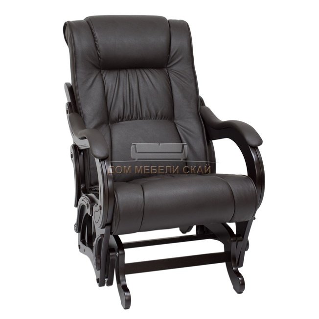 Кресло-глайдер Модель 78, венге/dundi 108
