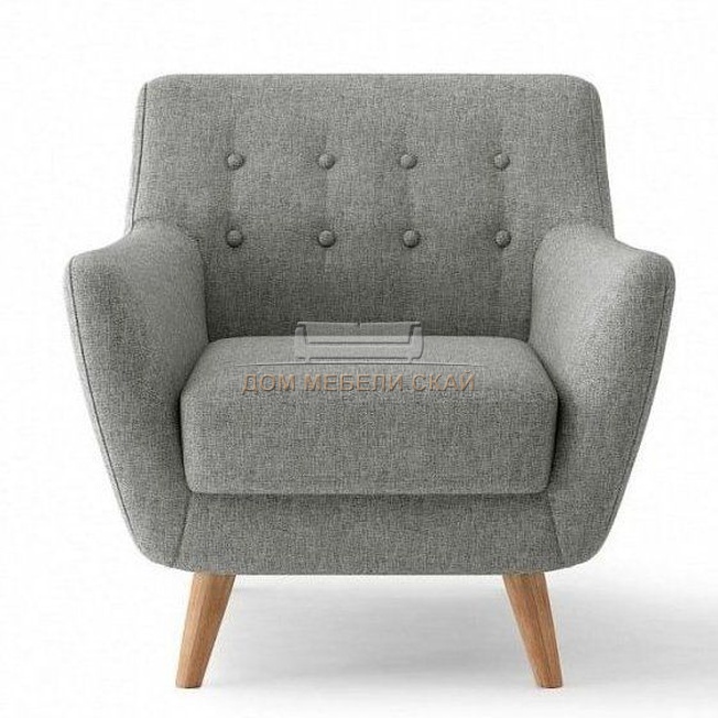 Кресло Picasso, серый вельвет