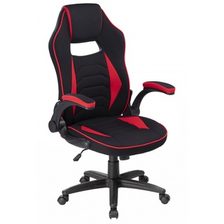 Компьютерное кресло Plast 1, черно-красное