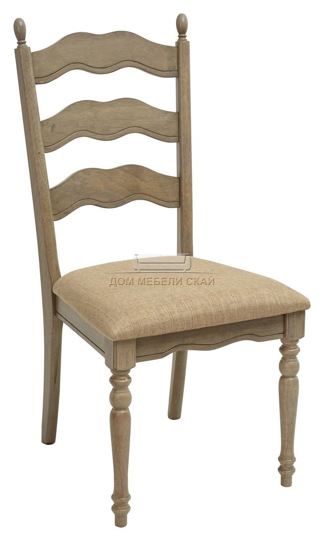 Стул LT C16396, grey wash рогожка светло-бежевого цвета