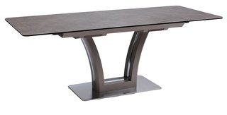 Стол обеденный FUSION 160, сатин мокка/латте