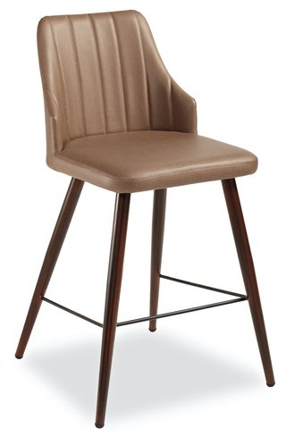 Стул барный FOGGIA, экокожа бежевого цвета