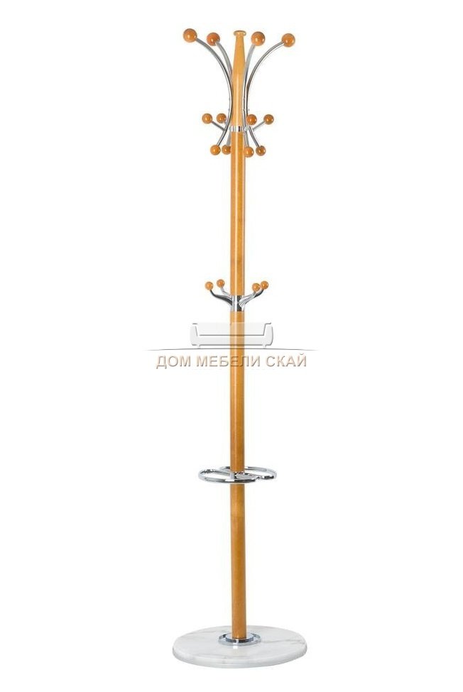 Вешалка напольная XY-028, натуральный