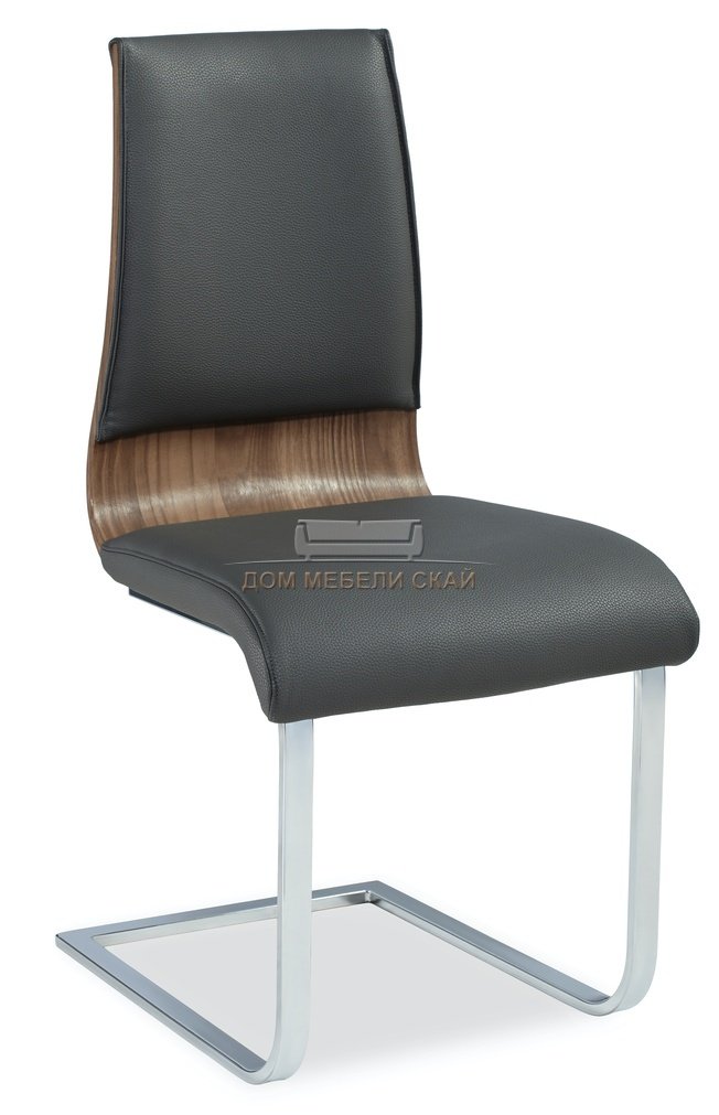 Стул SIMONA N, экокожа серого цвета