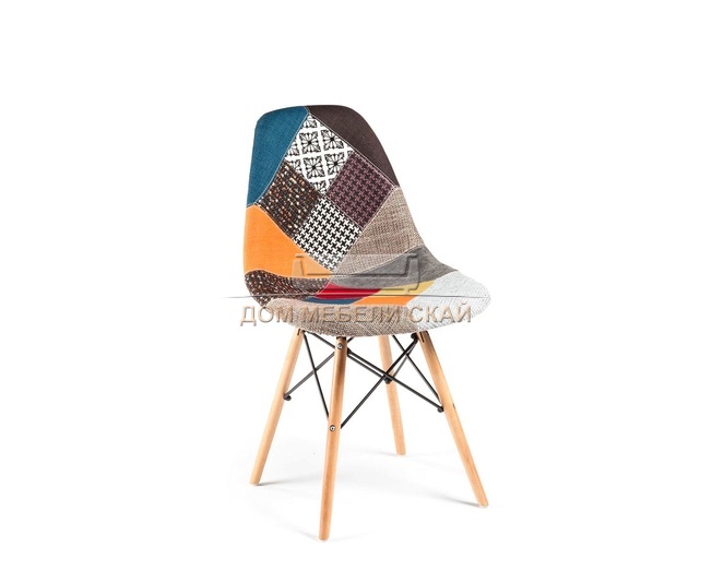 Стул Лестер, пэчворк/ножки бук
