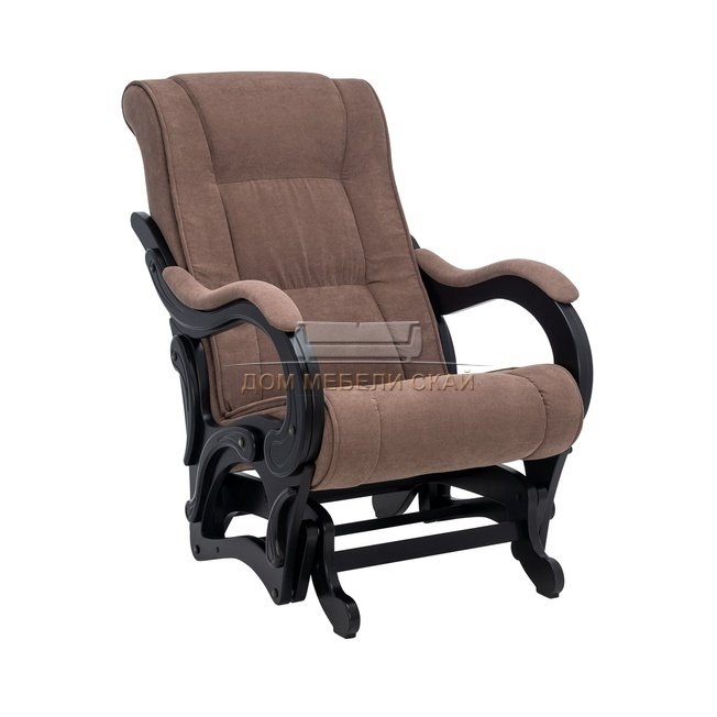 Кресло-глайдер Модель 78, венге/verona brown