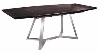 Стол обеденный раскладной SOHO 160, коричневый камень