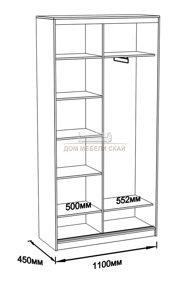 Шкафы купе высота 2400 зеркало