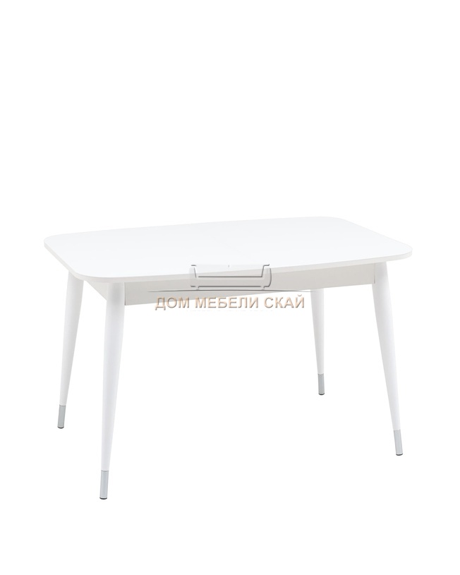 Стол обеденный раскладной Сидней 120, белый матовый