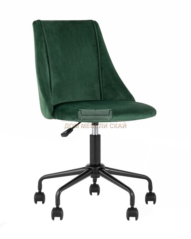 Кресло компьютерное Сиана, велюр зеленый