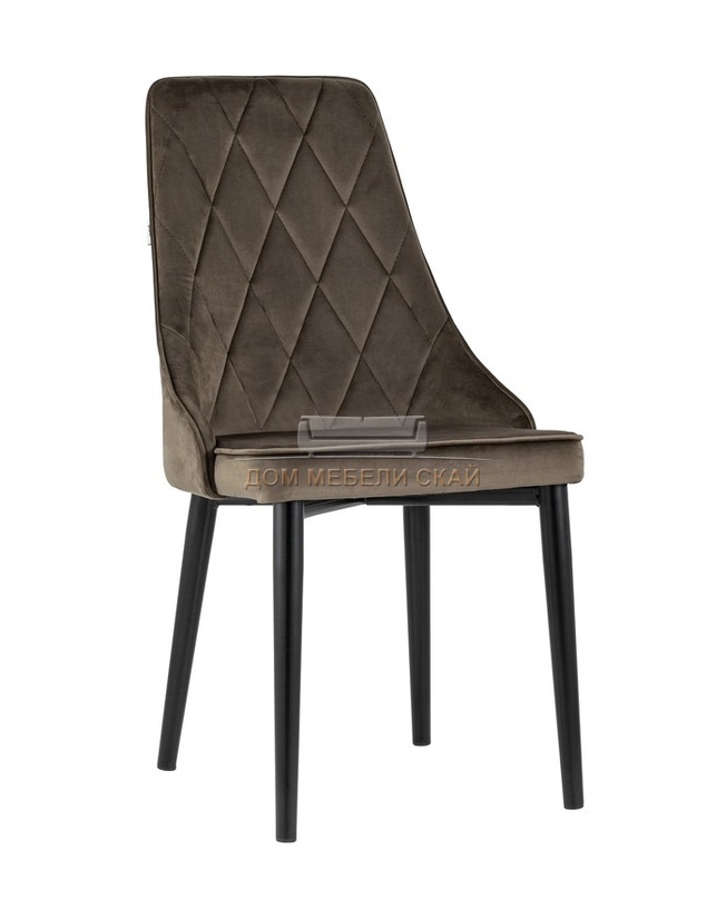Стул Версаль, велюровый светло-коричневого цвета