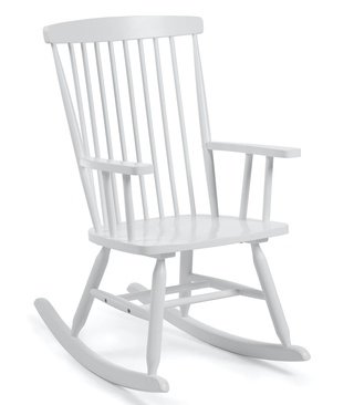 Кресло-качалка Terence, белое CC0351M05