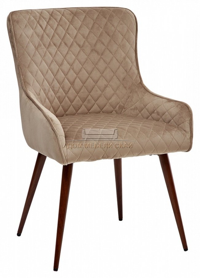 Стул TITAN, велюровый бежевого цвета