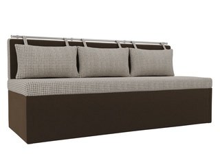 Кухонный диван со спальным местом Метро, корфу 02/коричневый/корфу/микровельвет