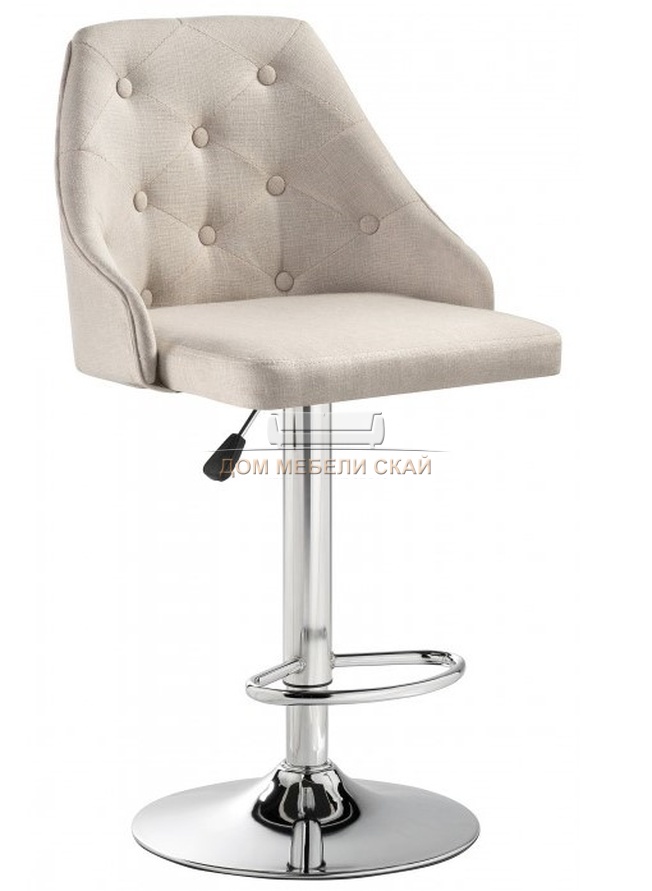Барный стул Laguna, cream fabric рогожка бежевого цвета