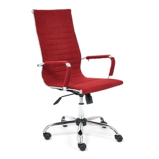 Кресло офисное Urban, флок бордового цвета