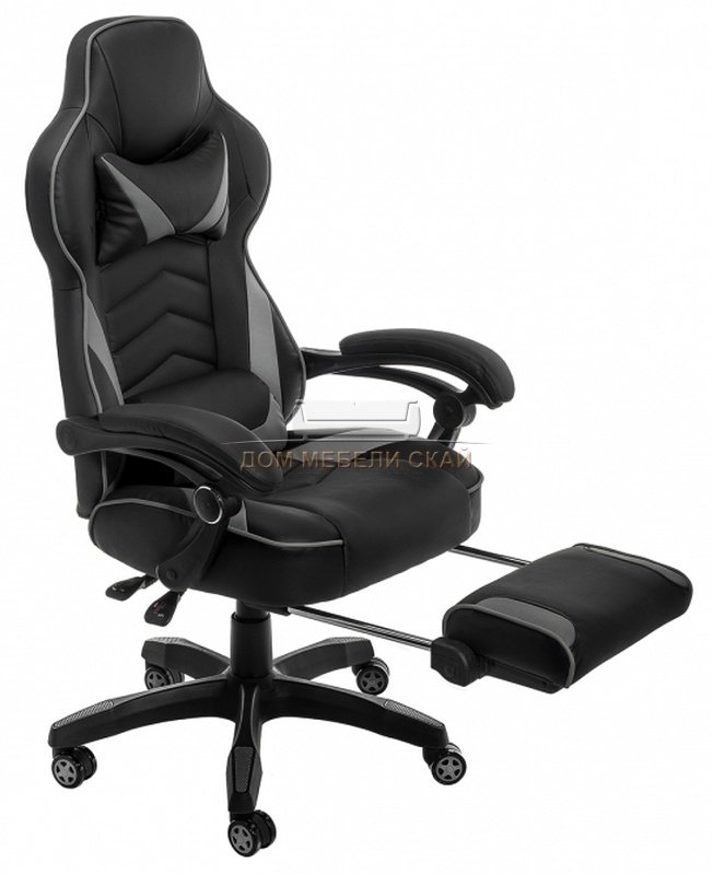 Компьютерное кресло Stimul, черное/серое