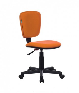 Кресло офисное CH-204NX, оранжевая ткань