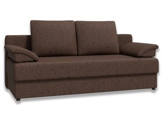 Диван-кровать Лира 1400, коричневый/рогожка