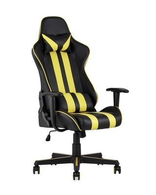 Кресло игровое TopChairs Camaro, желтое