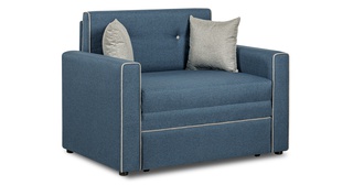 Кресло-кровать Найс (85), синий жаккард ТД 114