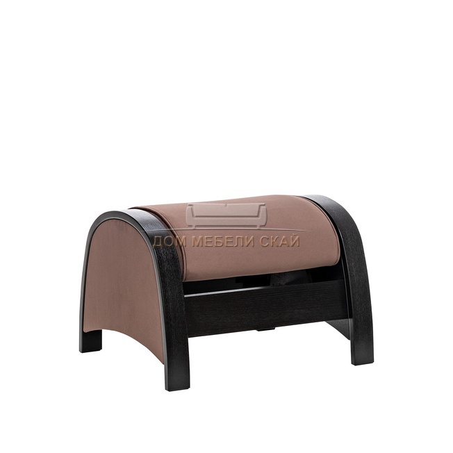 Пуф-глайдер Balance 2, велюр кремовый Verona Vanilla/венге