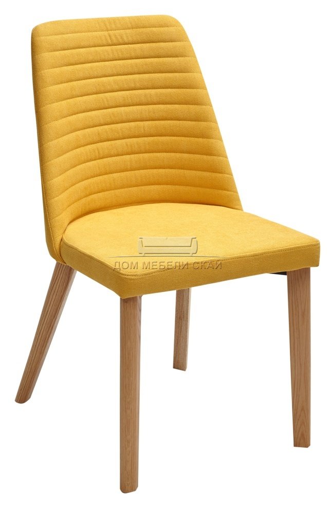 Стул KARLA, PK-33 рогожка желтого цвета