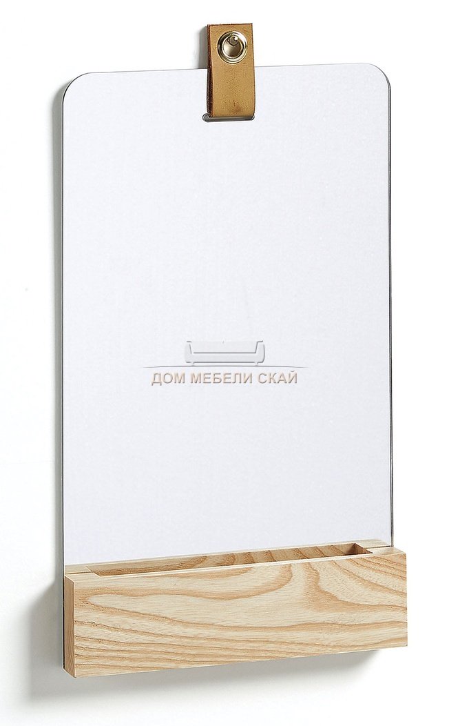 Зеркало настенное прямоугольное Lummi 23x38, дерево