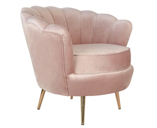 Кресло Pearl, велюр розовый pink