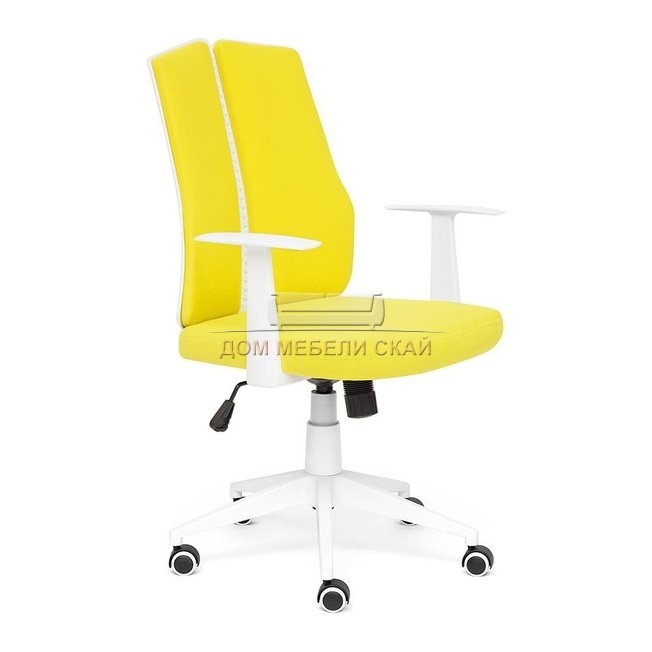 Кресло офисное Лайт LITE, желтая ткань
