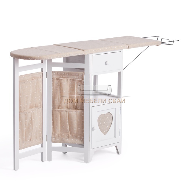 Гладильный комод с 2 ящиками Secret De Maison AMANT, белый