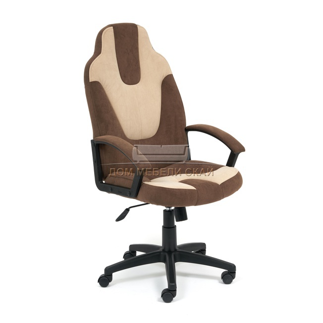 Офисное кресло Neo, коричневый/бежевый флок