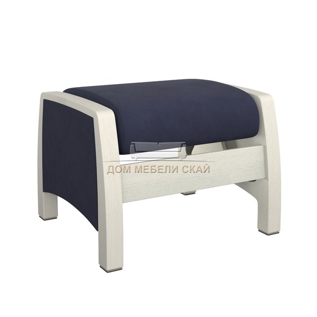 Пуф-глайдер Модель Balance 1, дуб шампань/verona denim blue