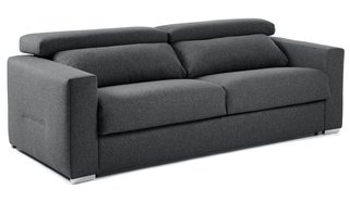 Диван-кровать Queen 140 visco, графит S312CH02