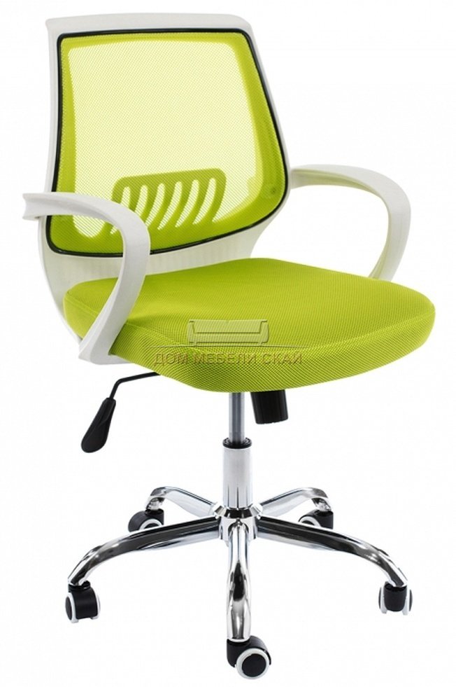 Компьютерное кресло Ergoplus, белое/зеленое