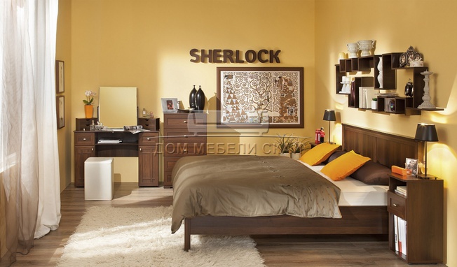 Спальня Sherlock, орех шоколадный