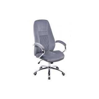 Офисное кресло Aragon, темно-серый велюр