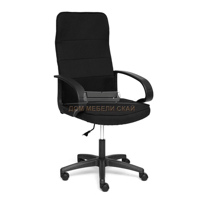 Кресло офисное Вокер Woker, рогожка черного цвета