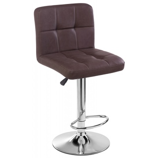 Барный стул Paskal, экокожа коричневого цвета brown