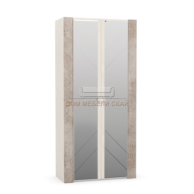 Шкаф для одежды Амели 13.133, шелковый камень/бетон чикаго беж