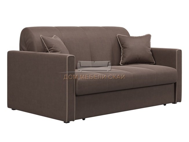 Диван-кровать Римини 1800, шоколадный velutto 23