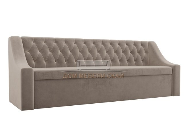 Кухонный диван со спальным местом Мерлин, коричневый/велюр