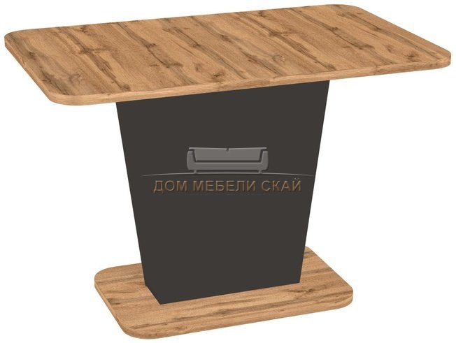 Стол обеденный OSLO, дуб/вольфрам