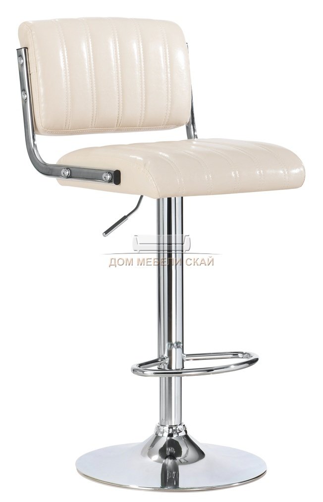 Стул барный BCR-706, экокожа бежевого цвета