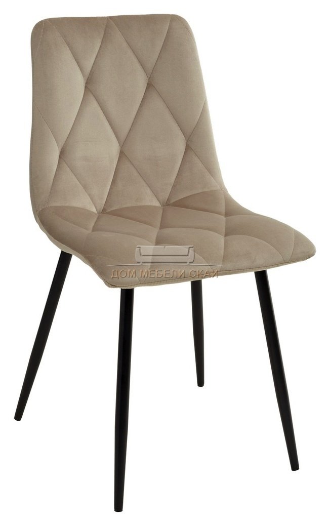 Стул NAPOLI, uf910-01 велюровый бежевого цвета