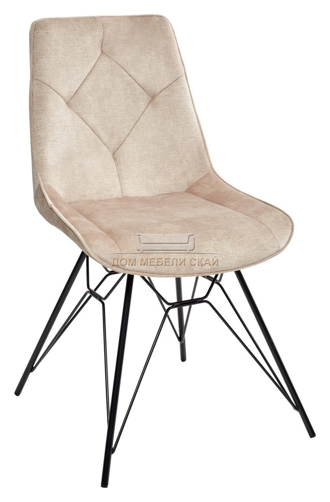 Стул MARBELLA, велюровый бежевого цвета