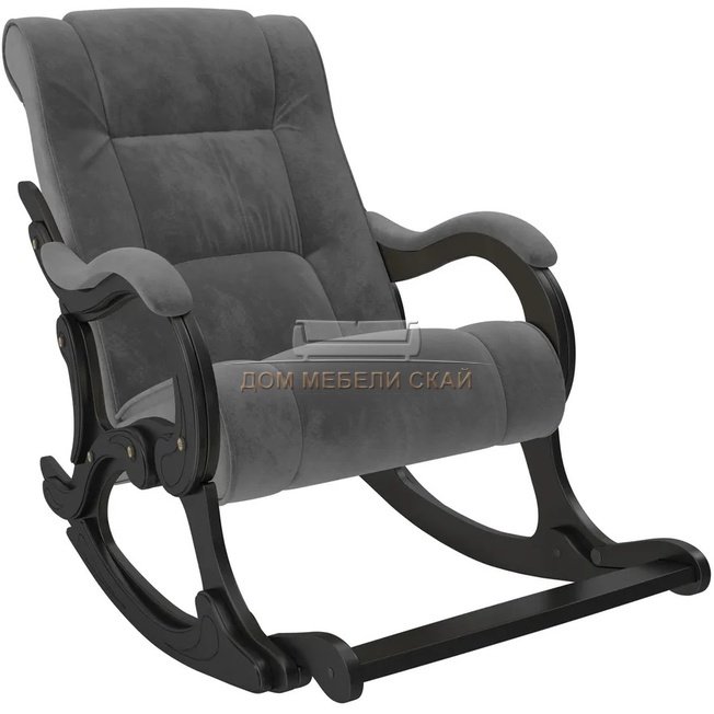 Кресло-качалка Модель 77, венге/verona antrazite grey