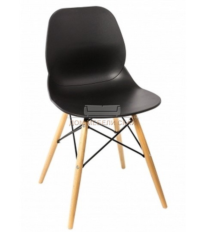 Стул PW-025, пластиковый черного цвета
