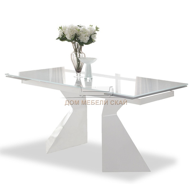 Стол обеденный раскладной CT992-160, белый